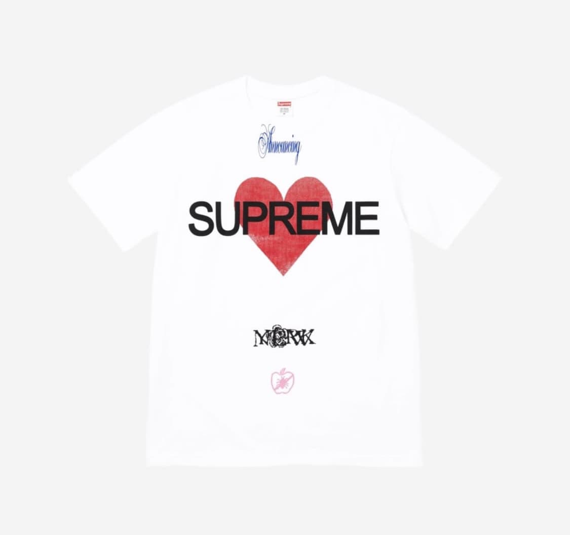 슈프림 어나운싱 티셔츠 화이트 2xl 상품이미지1