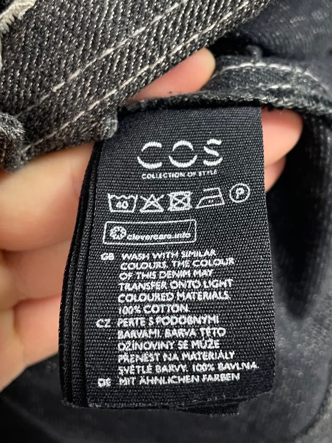 COS 코스 차이나카라 데님 자켓 (on.549) 상품이미지7