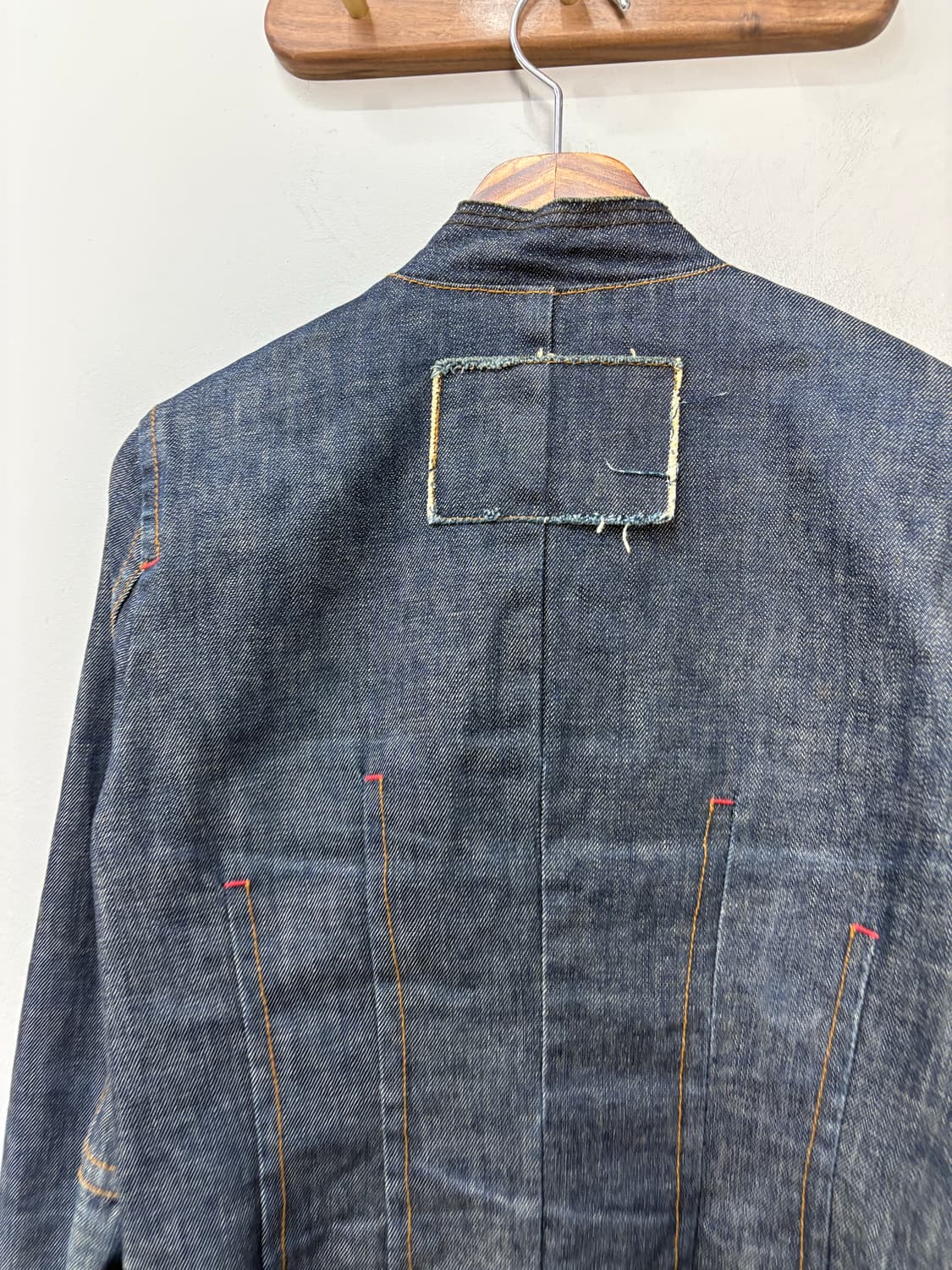 시스템 빈티지 데님 멀티포켓 스티치 집업 자켓 A2999 상품이미지6
