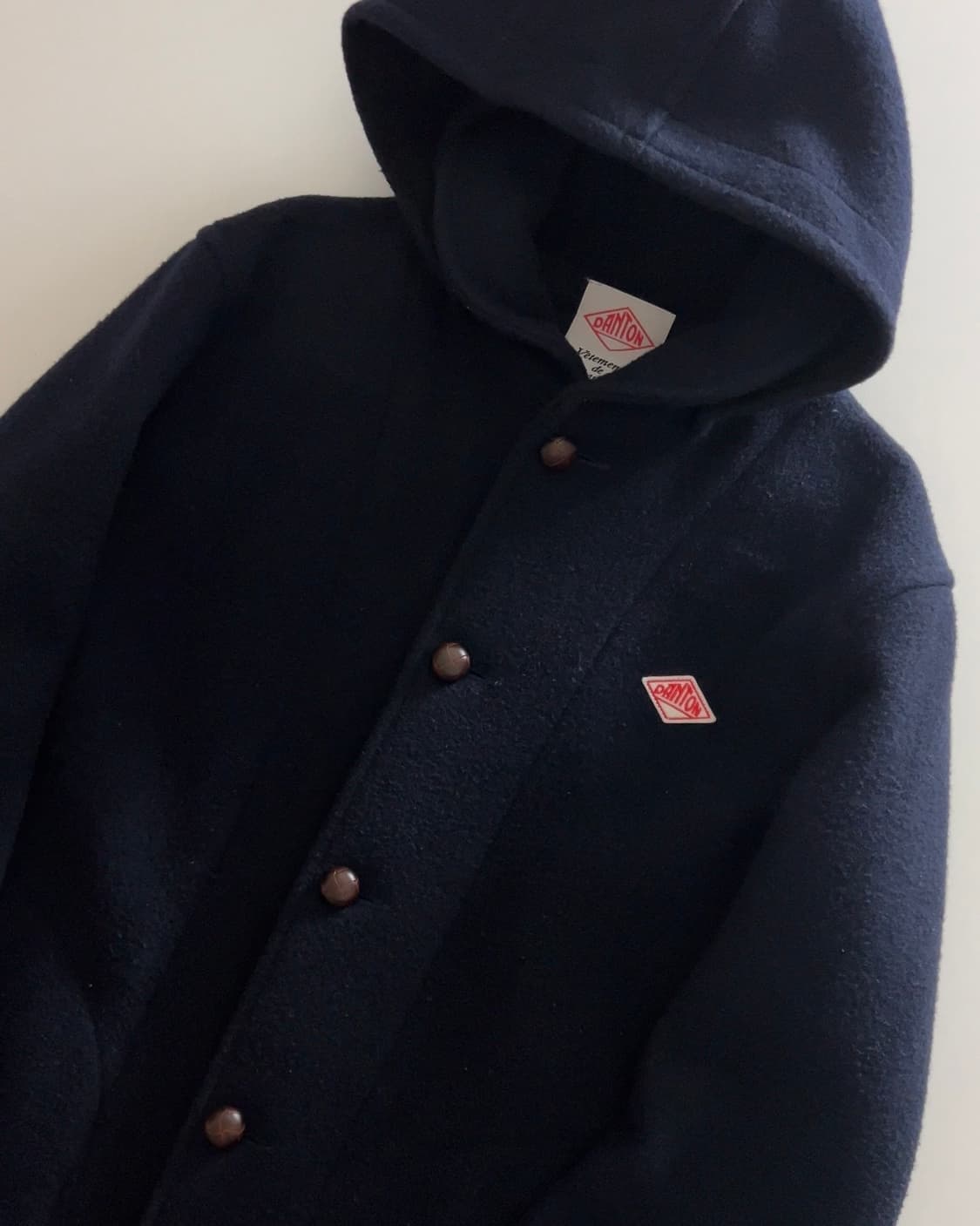 단톤 울 모사 후드 코트 42 상품이미지3