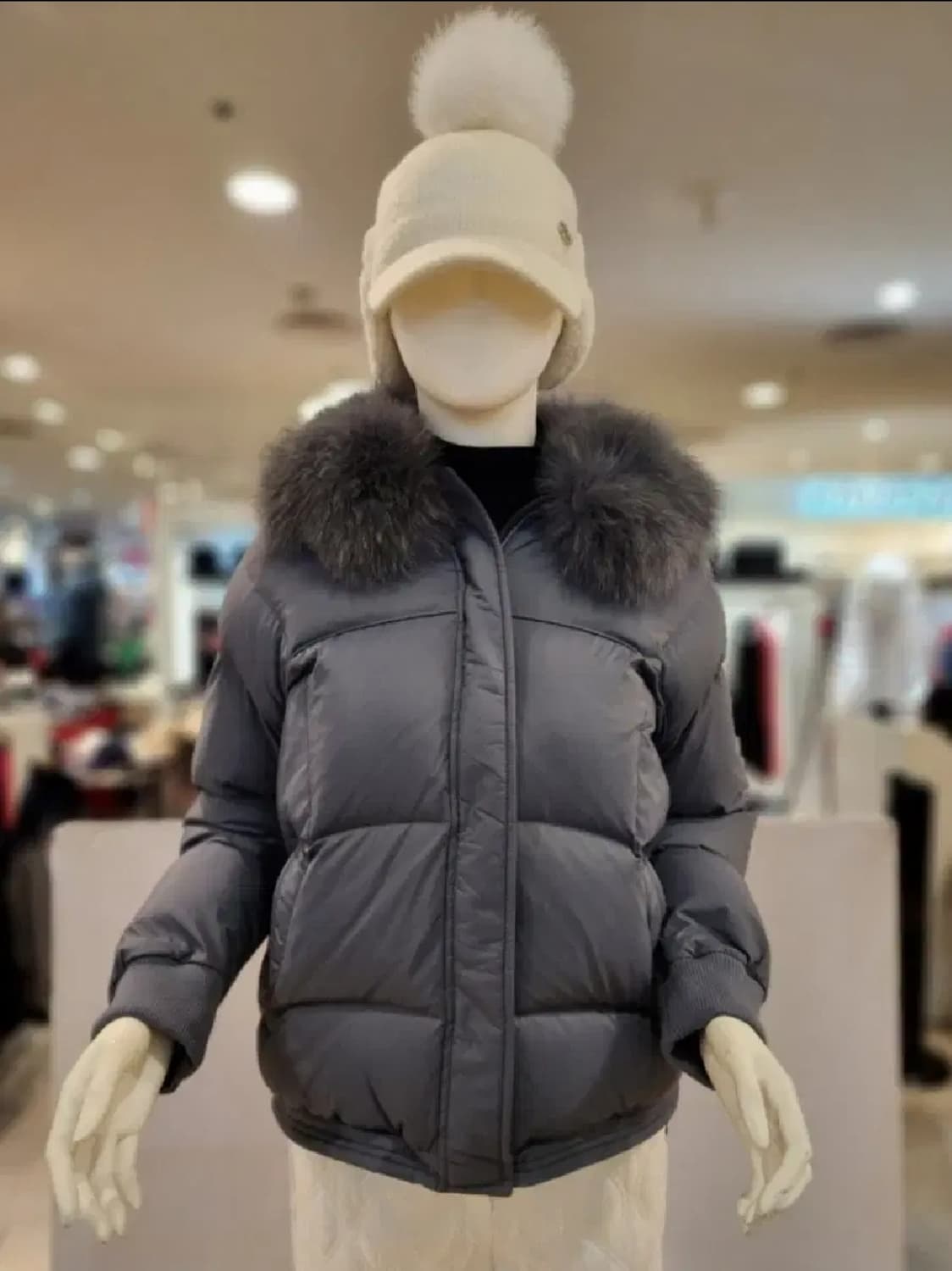 여성 90 팬텀 골프웨어 폭스퍼 오리털 패딩 상품이미지1