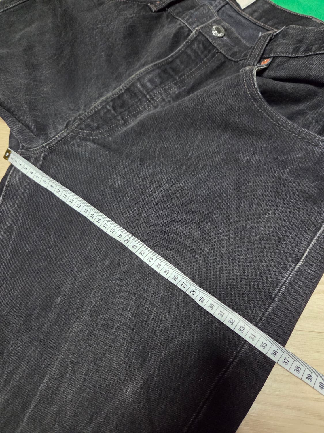 LEVIS 501 빈티지크랙 워싱 흑청 플레임 상품이미지9