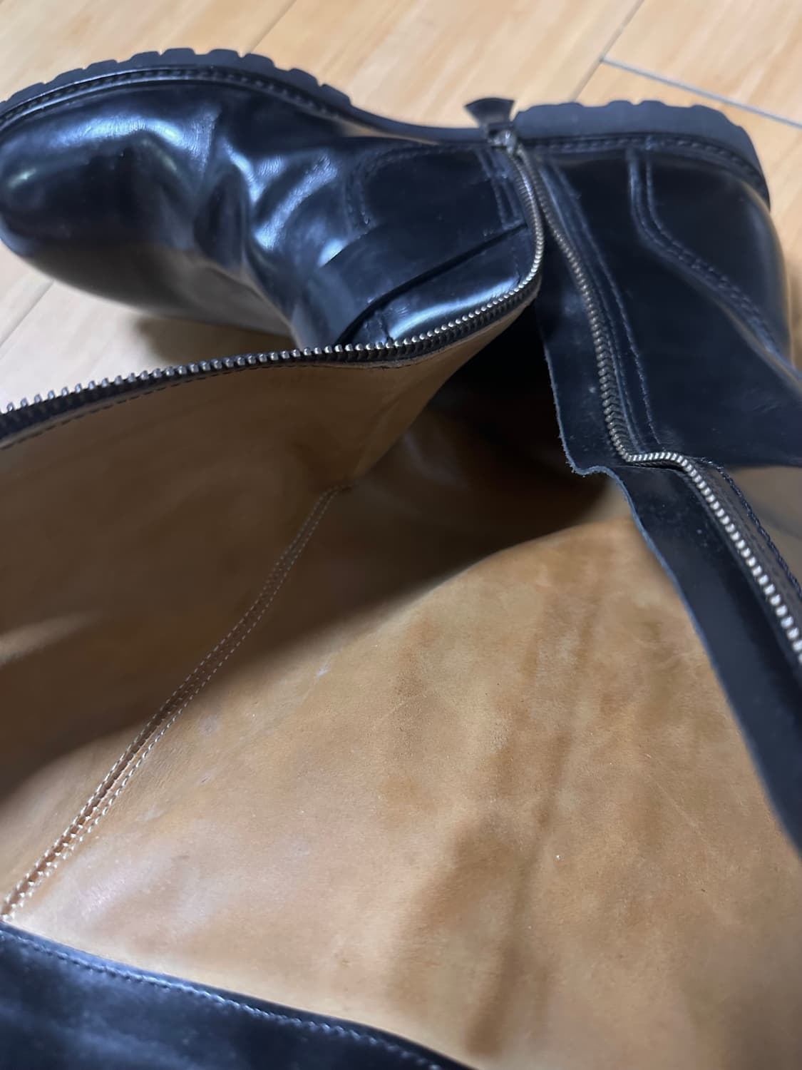 빈티지 소가죽 롱 엔지니어 부츠 270 상품이미지5