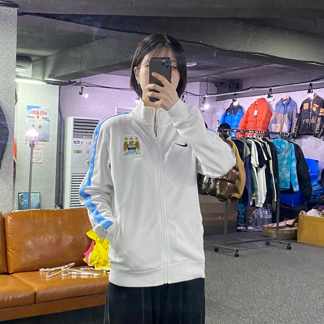 나이키 스우시 MCFC 화이트 져지 B4196 상품이미지1