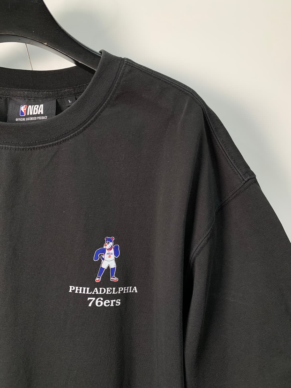 nba 필라델피아 블랙 반팔티 상품이미지3
