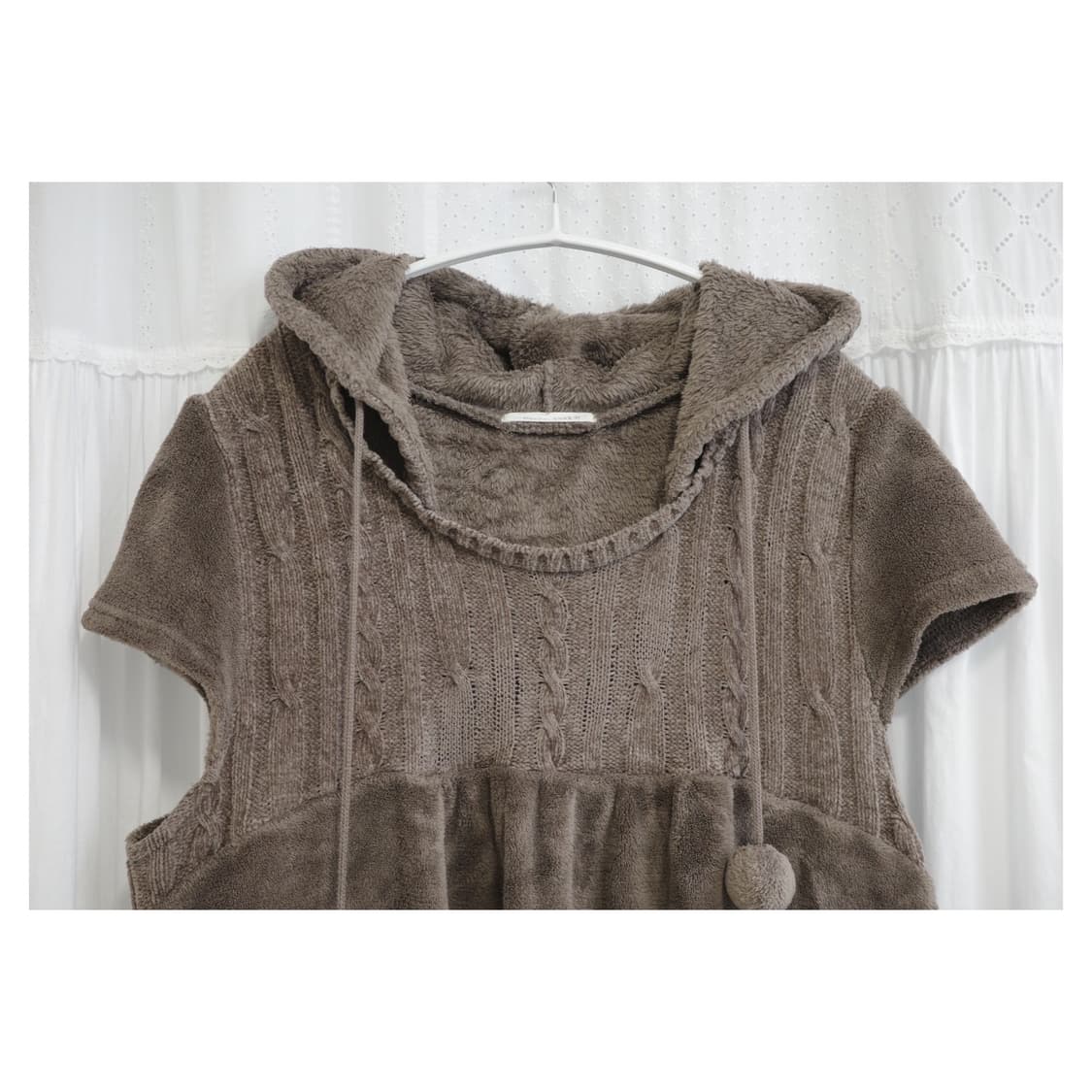 Pom-pom Hood Dress 상품이미지4