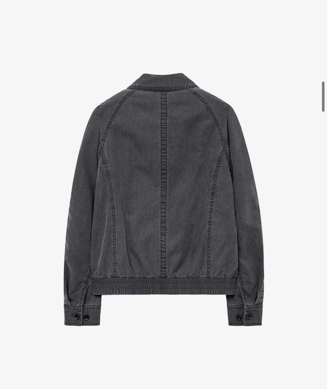 (M) 인사일런스 피그먼트 워시드 자켓 WASHED GREY 판매 상품이미지7