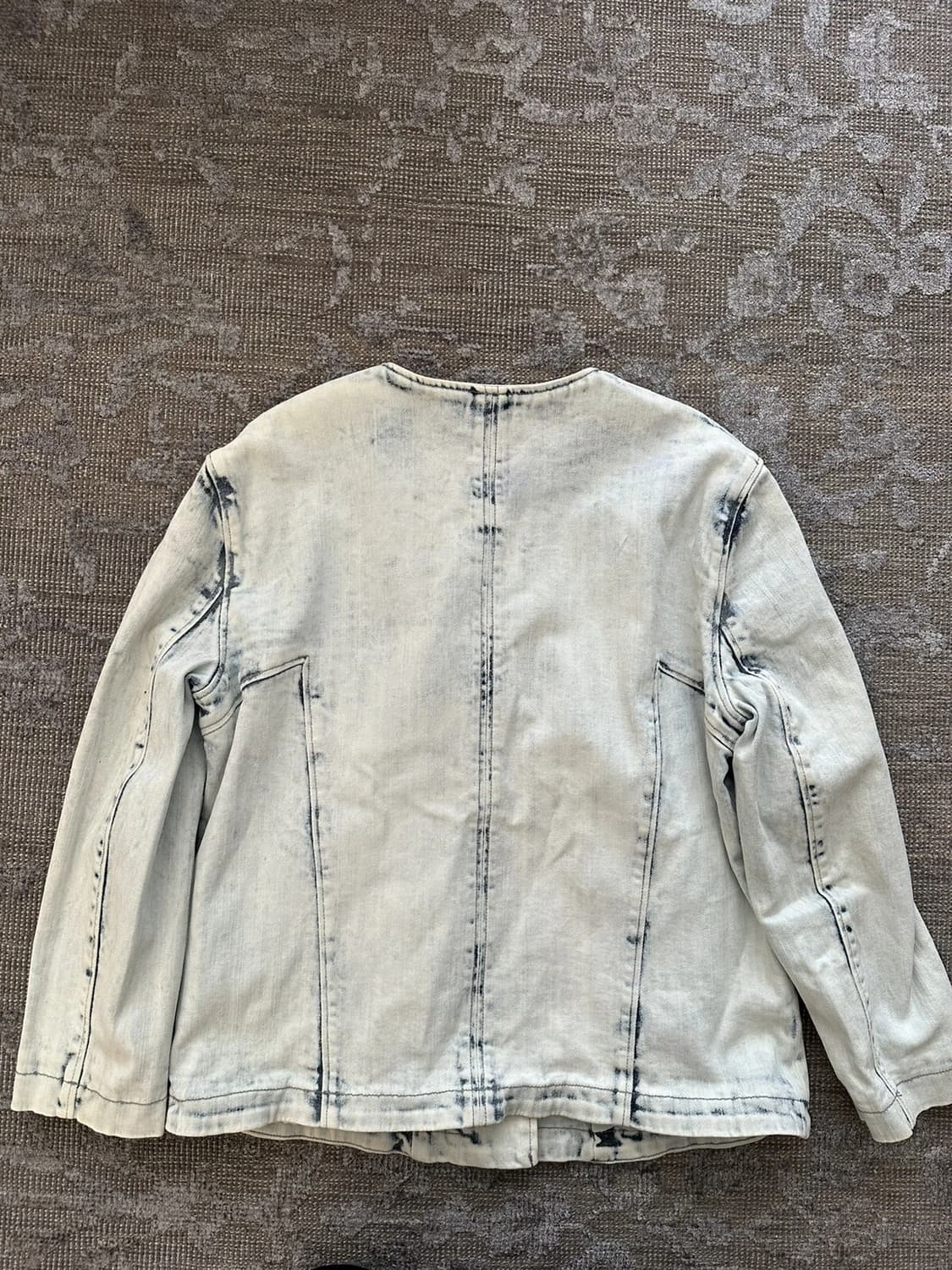 헬무트 랭 애시드 워시 데님 비대칭 지퍼 자켓 상품이미지4