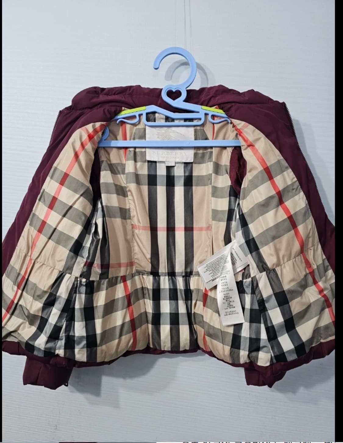 버버리 키즈 패딩 ~5Y 110cm 상품이미지7