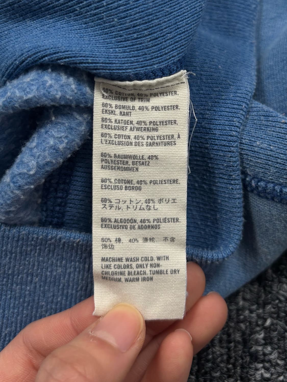 아베크롬비 블루 후드집업  상품이미지6