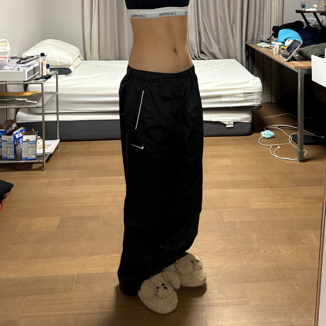 나이키 나일론 와이드 팬츠 상품이미지2