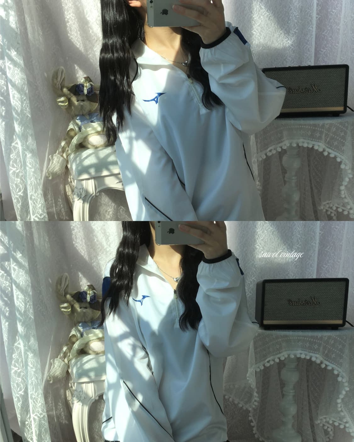 Mizuno half zip windbreaker 상품이미지1