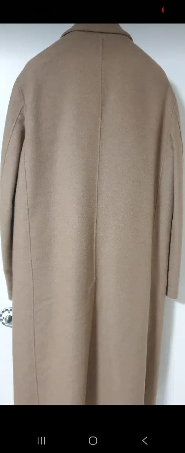 liberclassy 핸드메이드 카멜 더블 롱 코트 상품이미지3