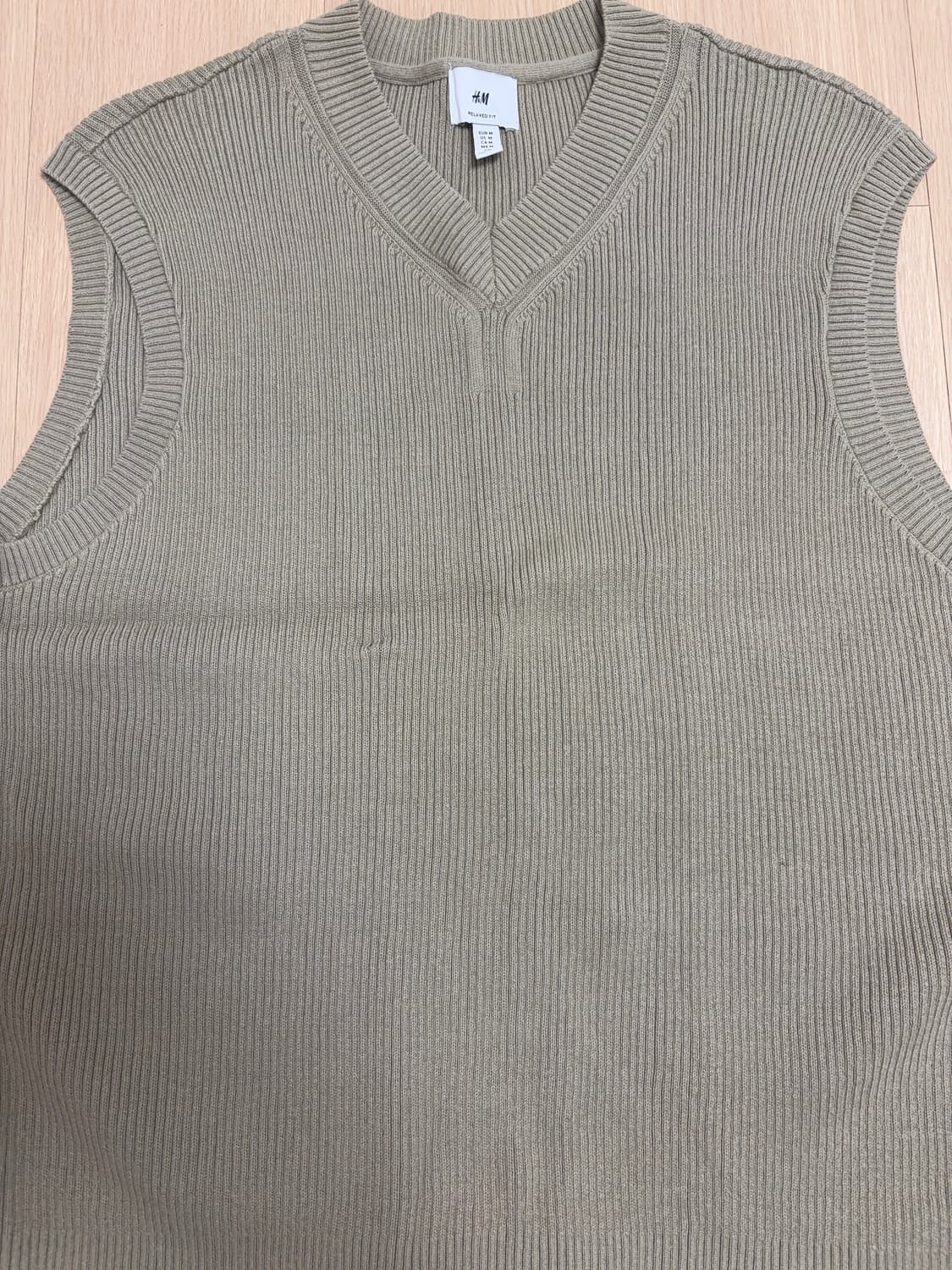 h&m 니트베스트 베이지 상품이미지3