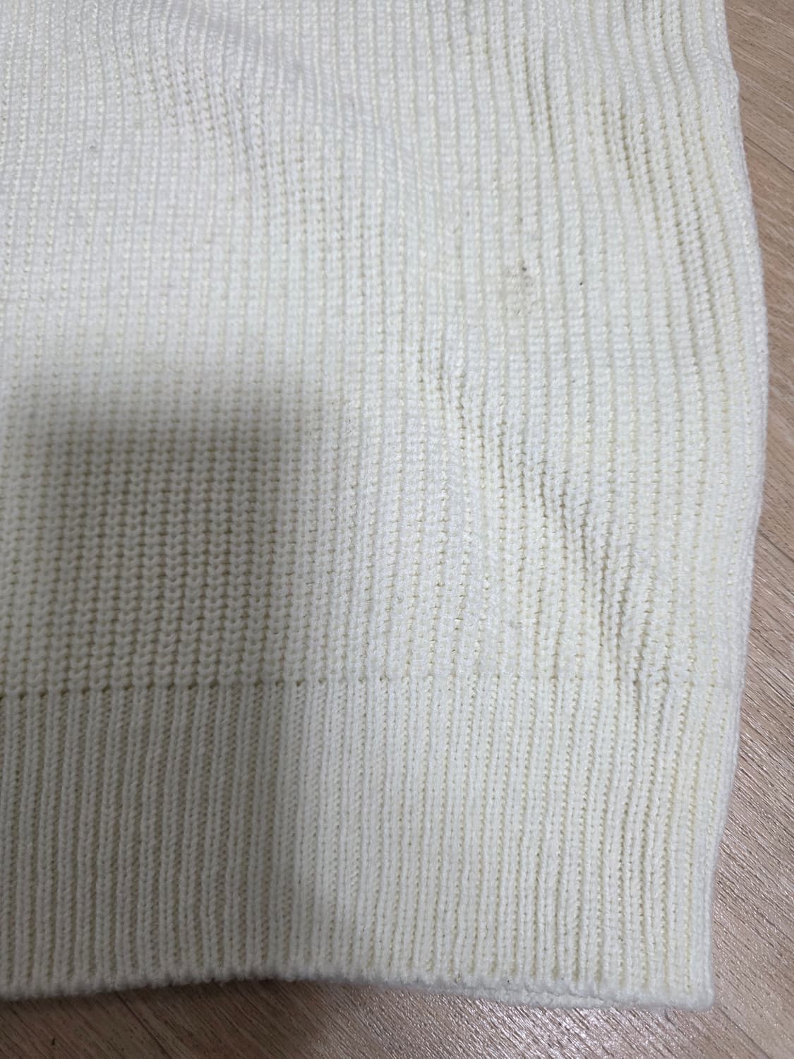 수아레 워셔블 하찌 니트 아이보리 L 상품이미지4