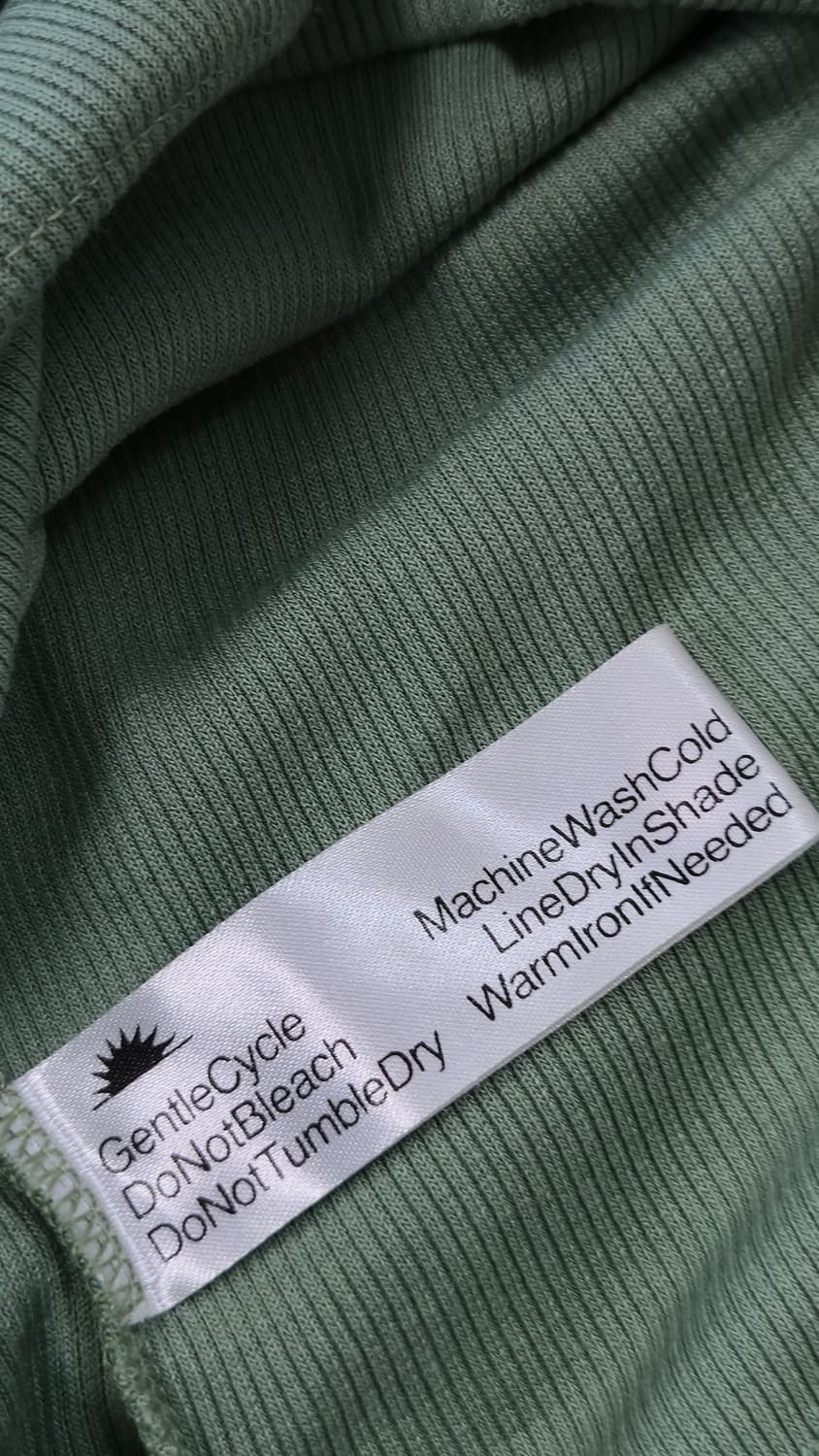 Lesmetins 슬리브리스 탑 그린 탑  상품이미지4