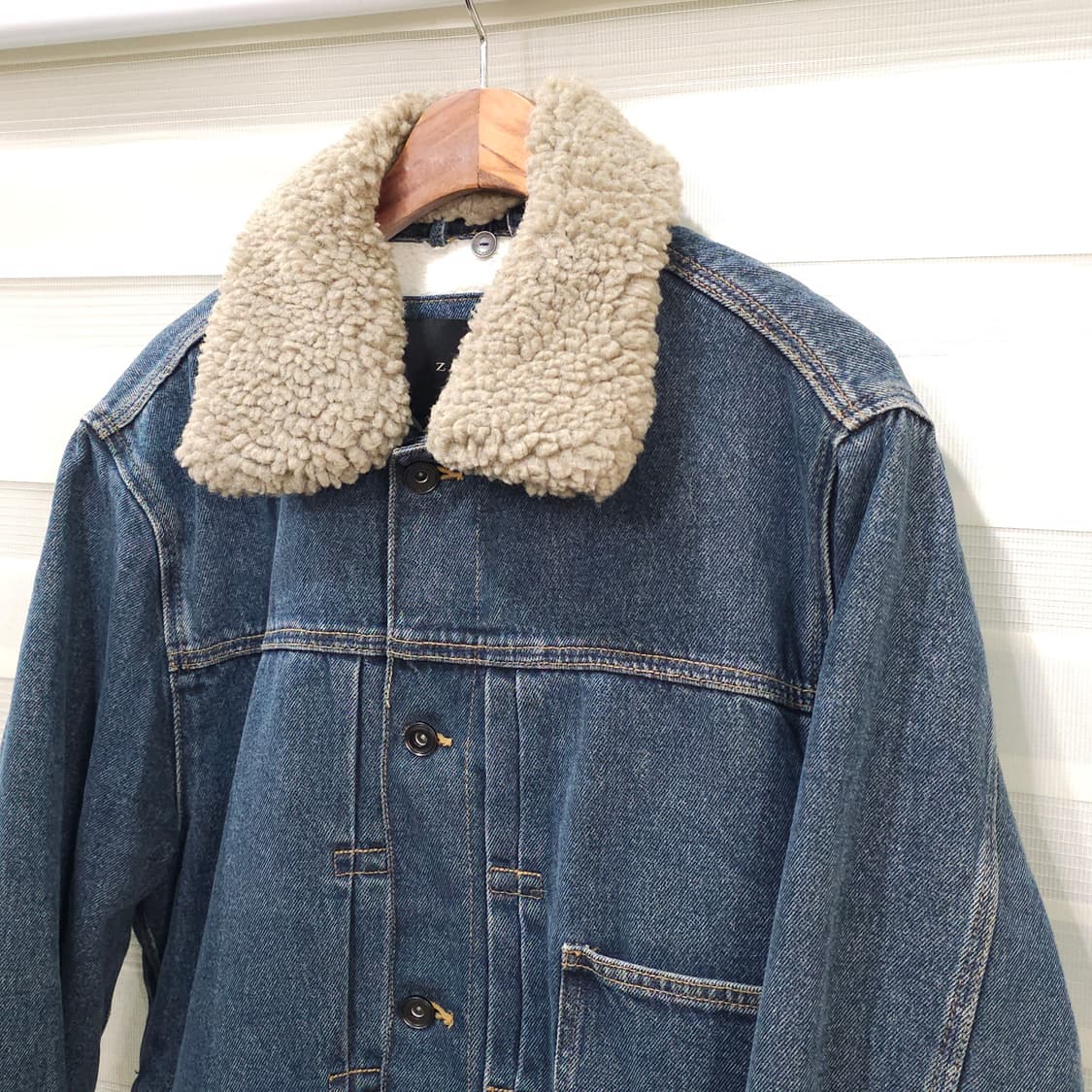 자라 데님 트러커 자켓- XL 상품이미지2