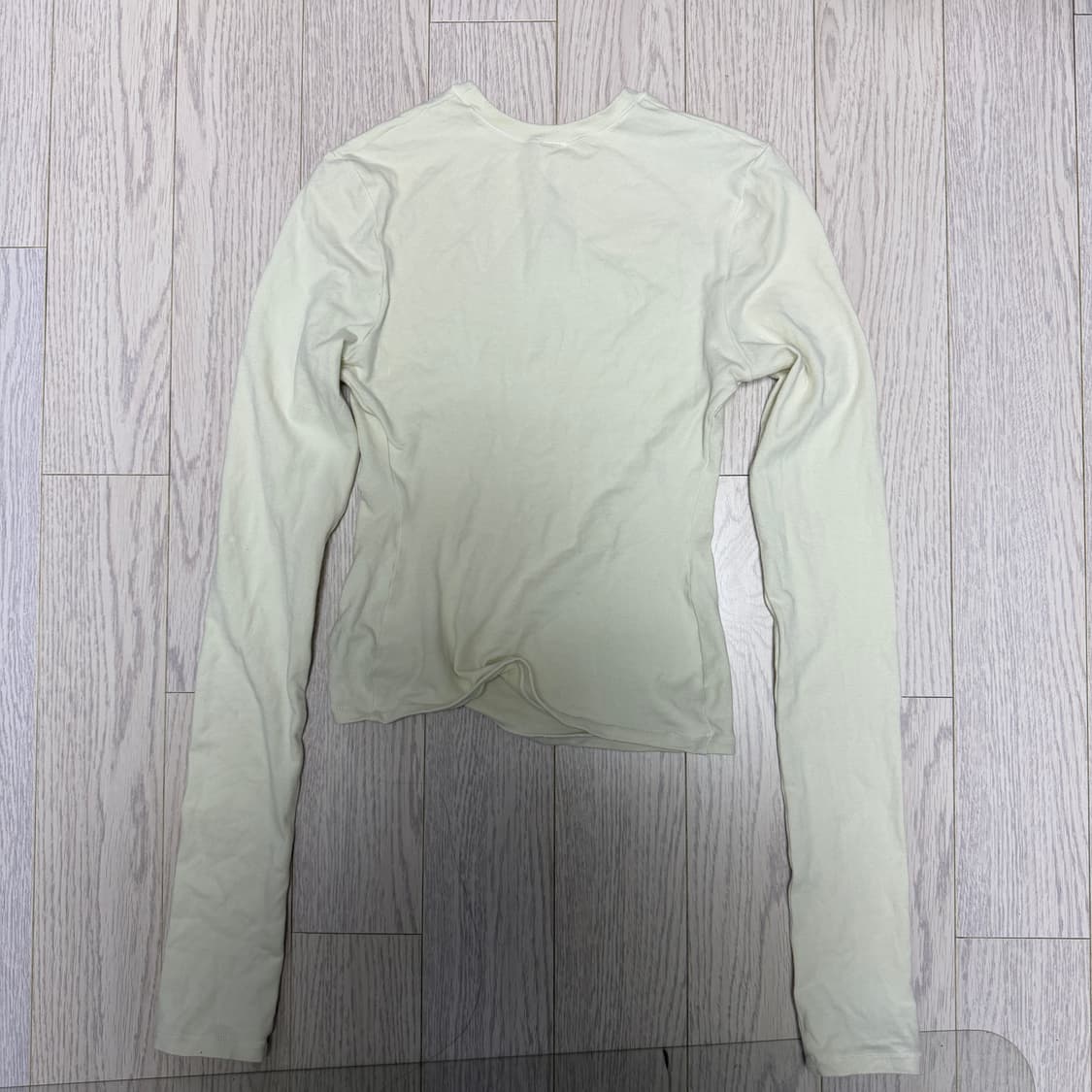 스킴스 코튼 저지 롱슬리브 티셔츠 본 xxs 상품이미지3