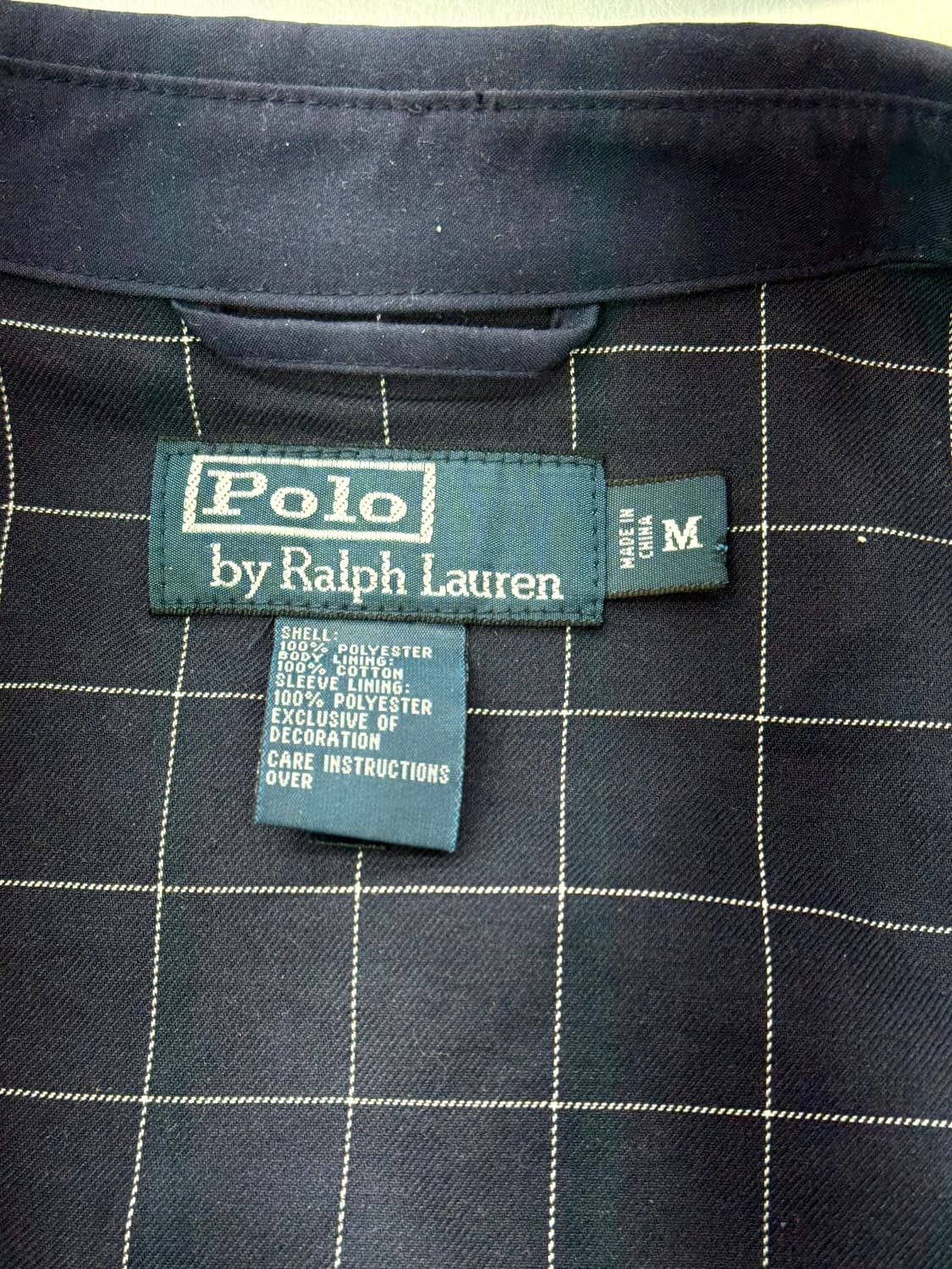 폴로 랄프로렌 네이비 폴리쉘 베이포트 해링턴 블루종 자켓 상품이미지7