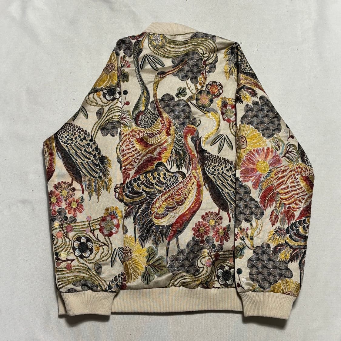 3XL jpn 플라워 자수 스카쟌 상품이미지3