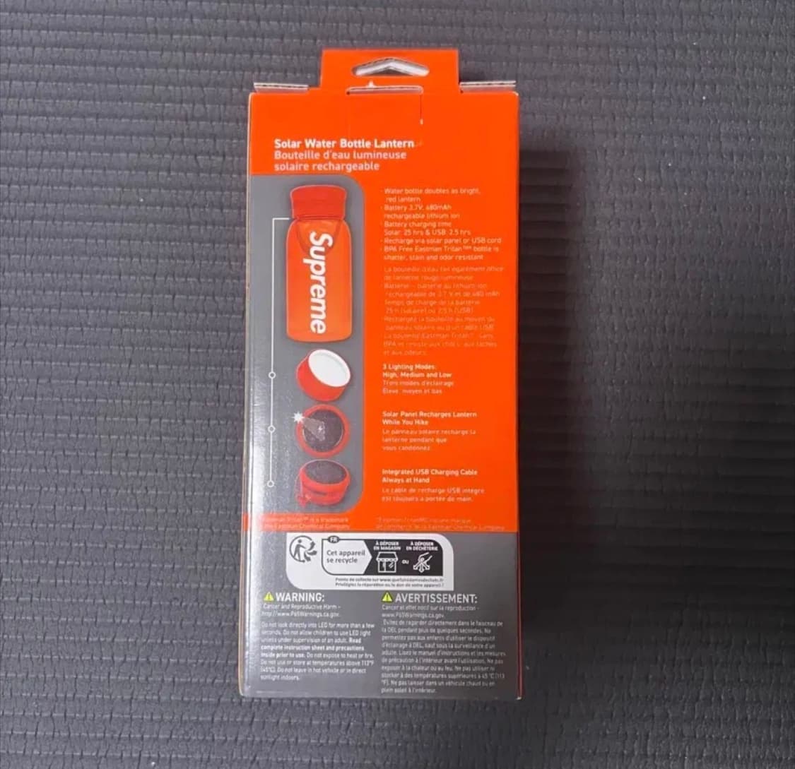 슈프림 SOL 워터 보틀 랜턴 상품이미지4