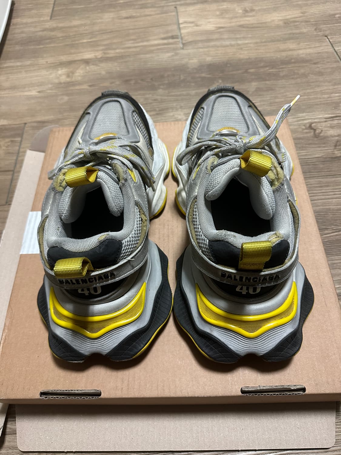 40사이즈) 발렌시아가 카고스니커즈 런웨이버전 상품이미지4