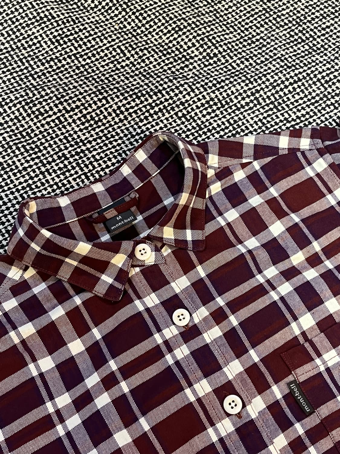몽벨 체크 셔츠 상품이미지1