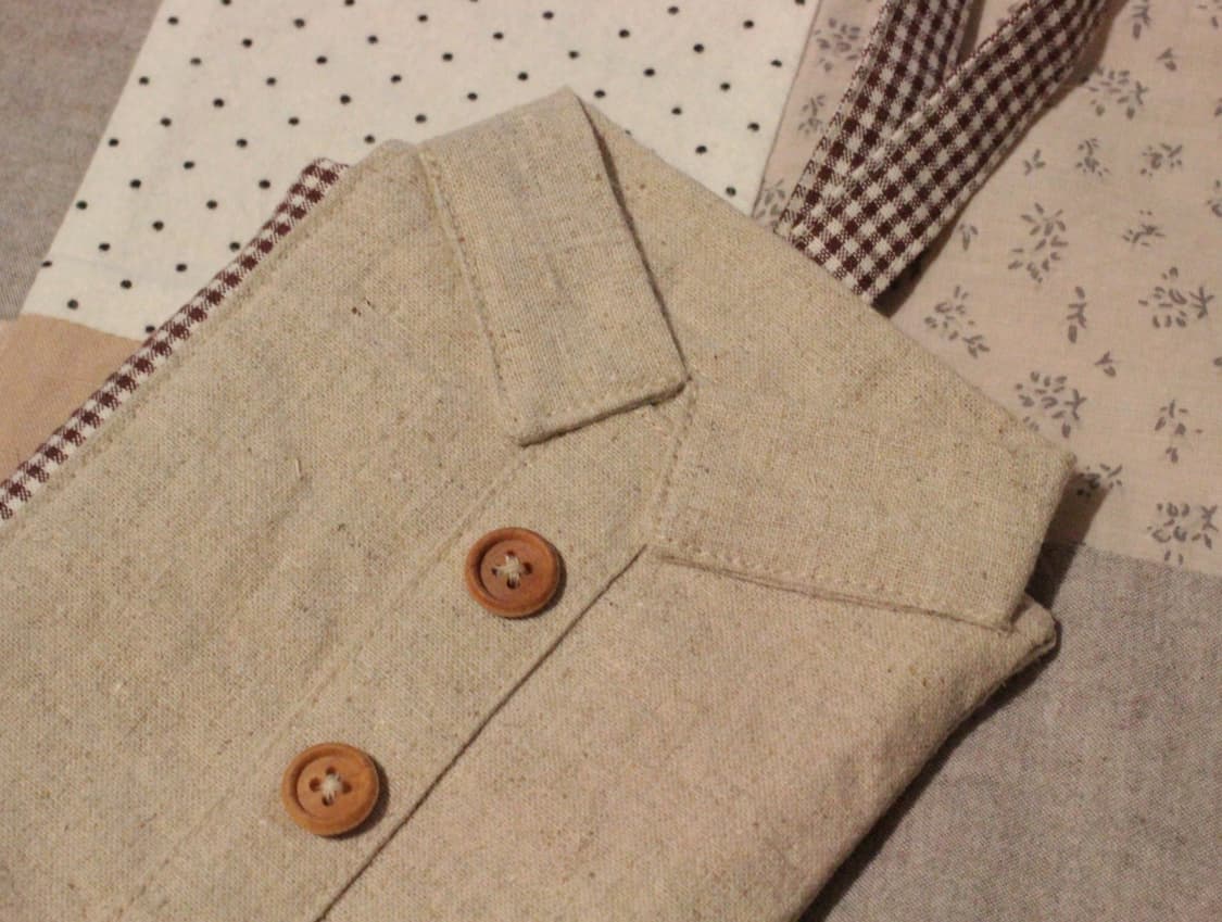 핸드메이드 린넨 셔츠 카드지갑 상품이미지3