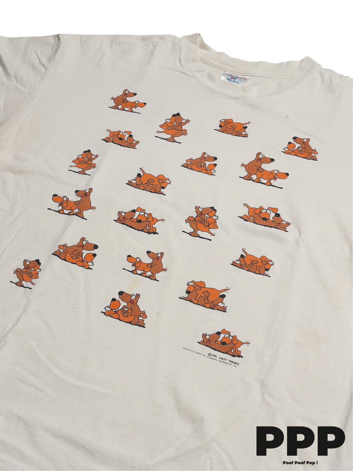 90‘s USA 빈티지 카마수트라 패러디 티셔츠 상품이미지3