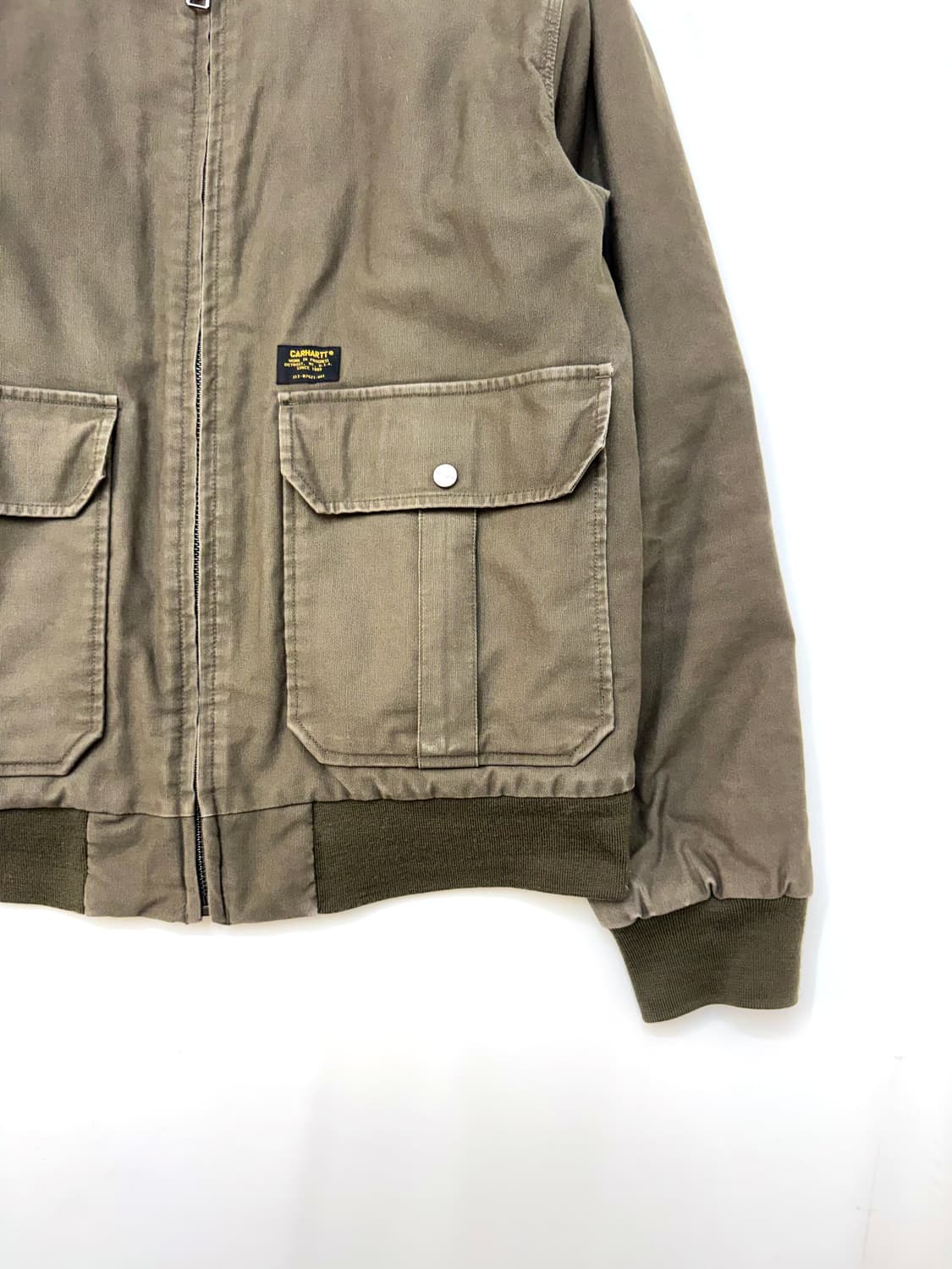 Carhartt 칼하트 WIP 애비에이터 헤비코튼 카키색상 워크자켓  상품이미지4