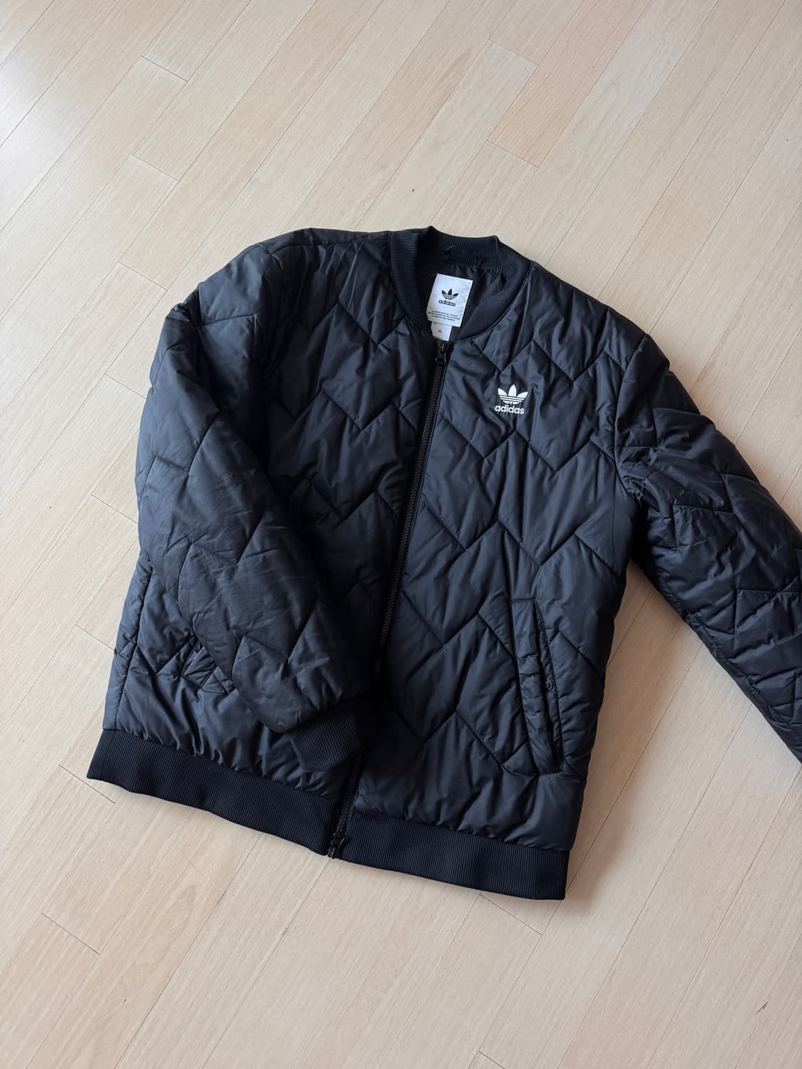 아디다스 ADIDAS 패딩 자켓 블랙 L 상품이미지1