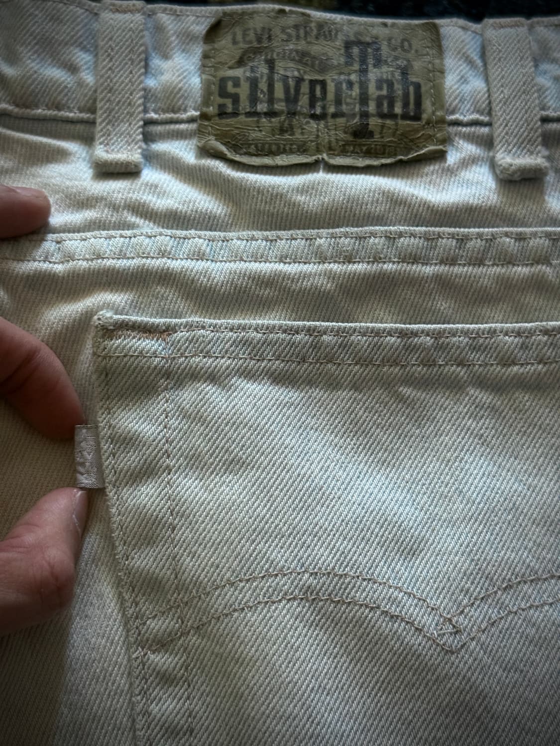 90s USA 리바이스 실버탭 배기핏 데님 팬츠 상품이미지9