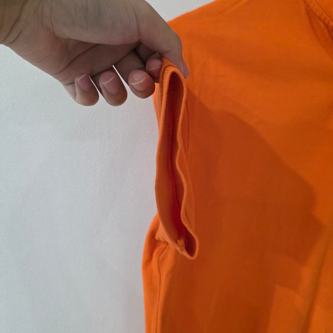 폴로 랄프로렌 오렌지 커스텀핏 반팔 카라티 M 상품이미지5