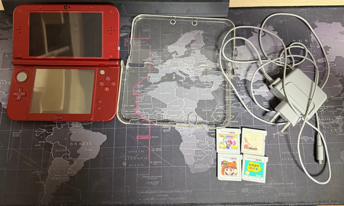 닌텐도 3DS XL 레드 본체+게임칩1개(급전) 상품이미지1