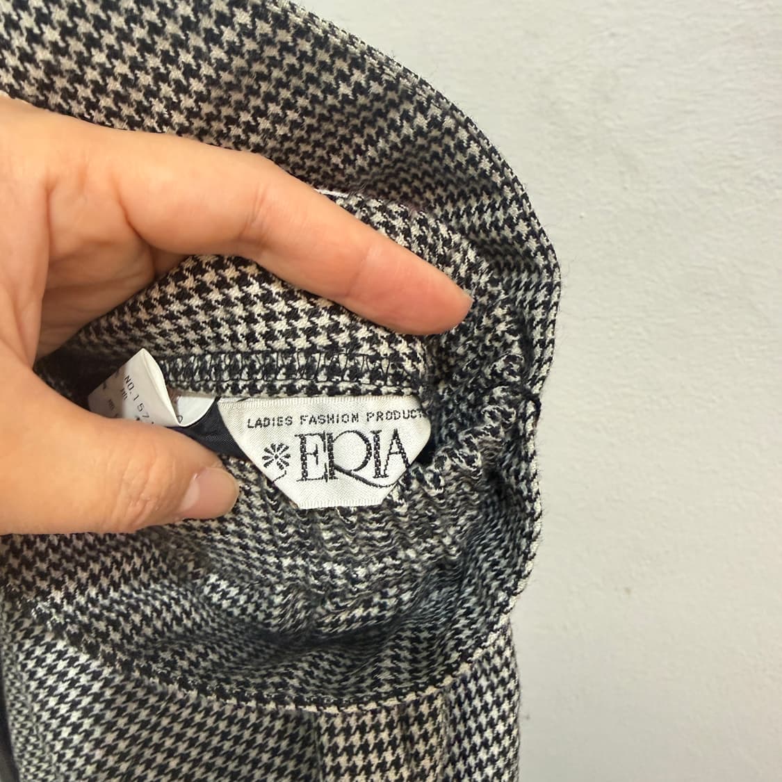 일본빈티지 벨트 울스커트 체크미디스커트 치마 4092 상품이미지6