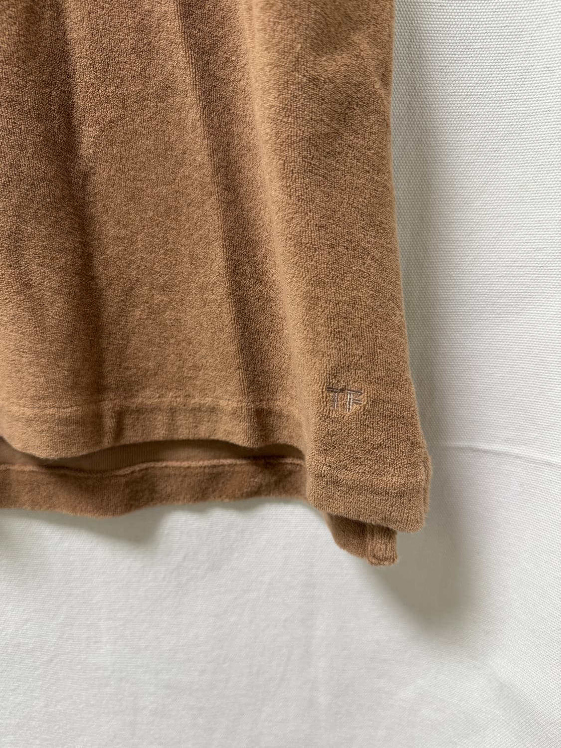 톰포드 브라운 테리 피케 티셔츠 50 상품이미지4