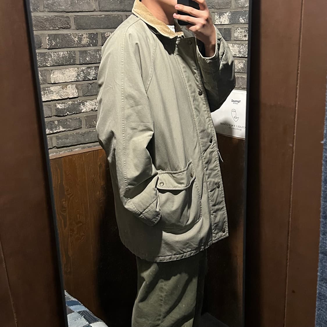 XL) 팀버베이 TIMBERBAY 코듀로이 배색 워크 자켓 상품이미지8