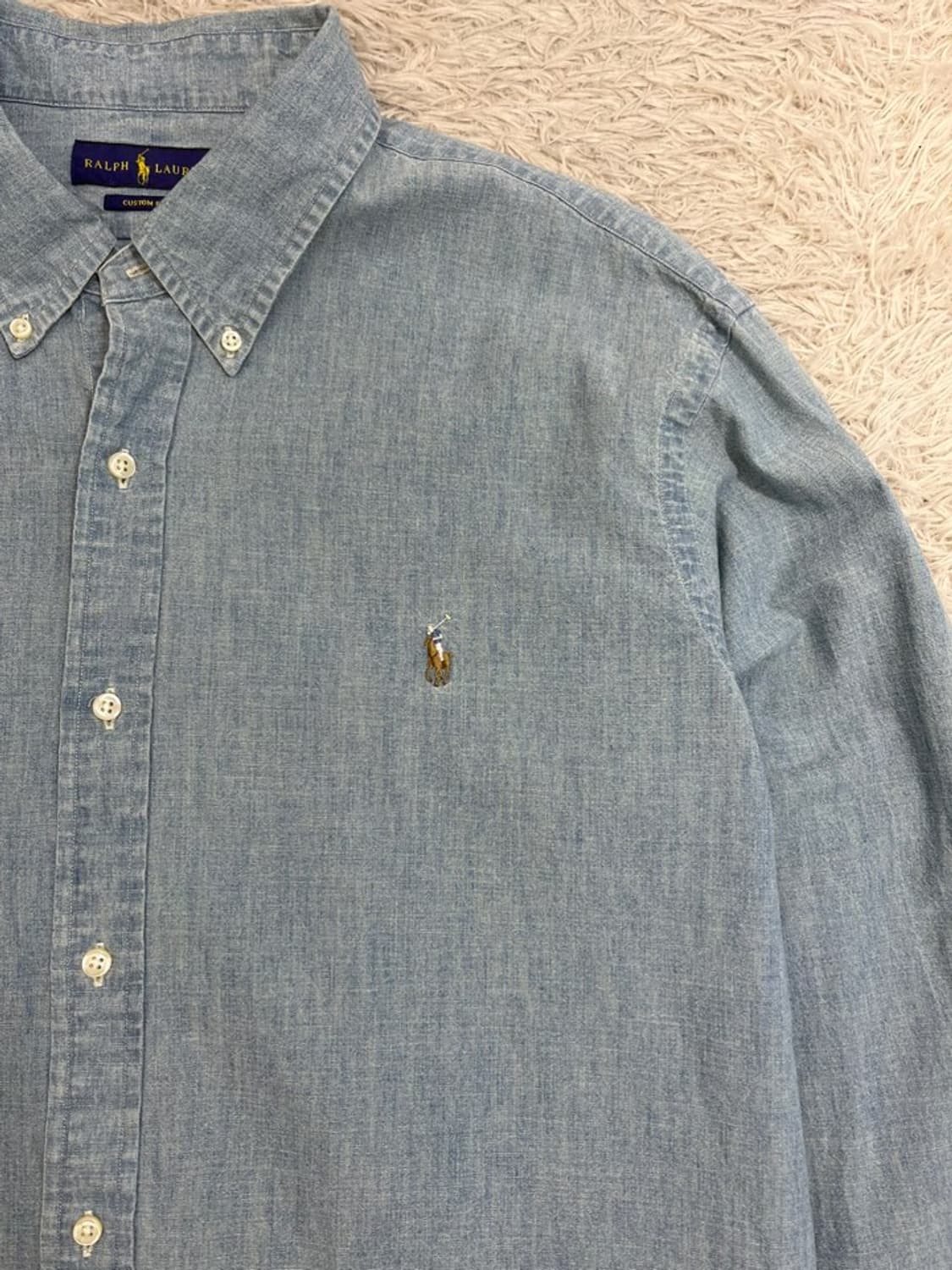 폴로 랄프 로렌 샴브레이 데님 셔츠/#3053 상품이미지2