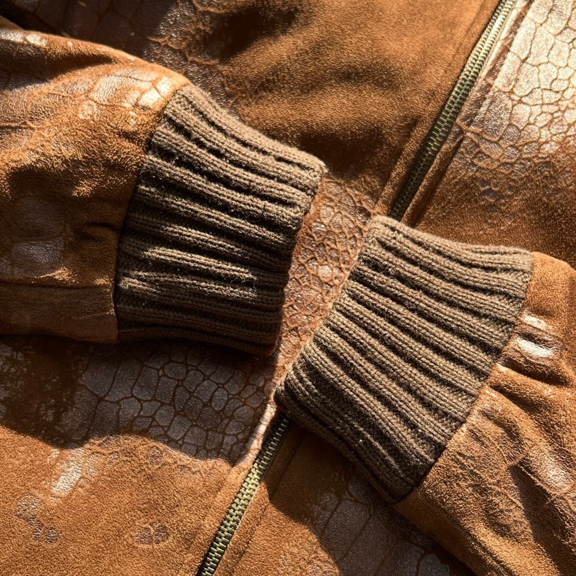 빈티지 인조 스웨이드 브라운 자켓 상품이미지7