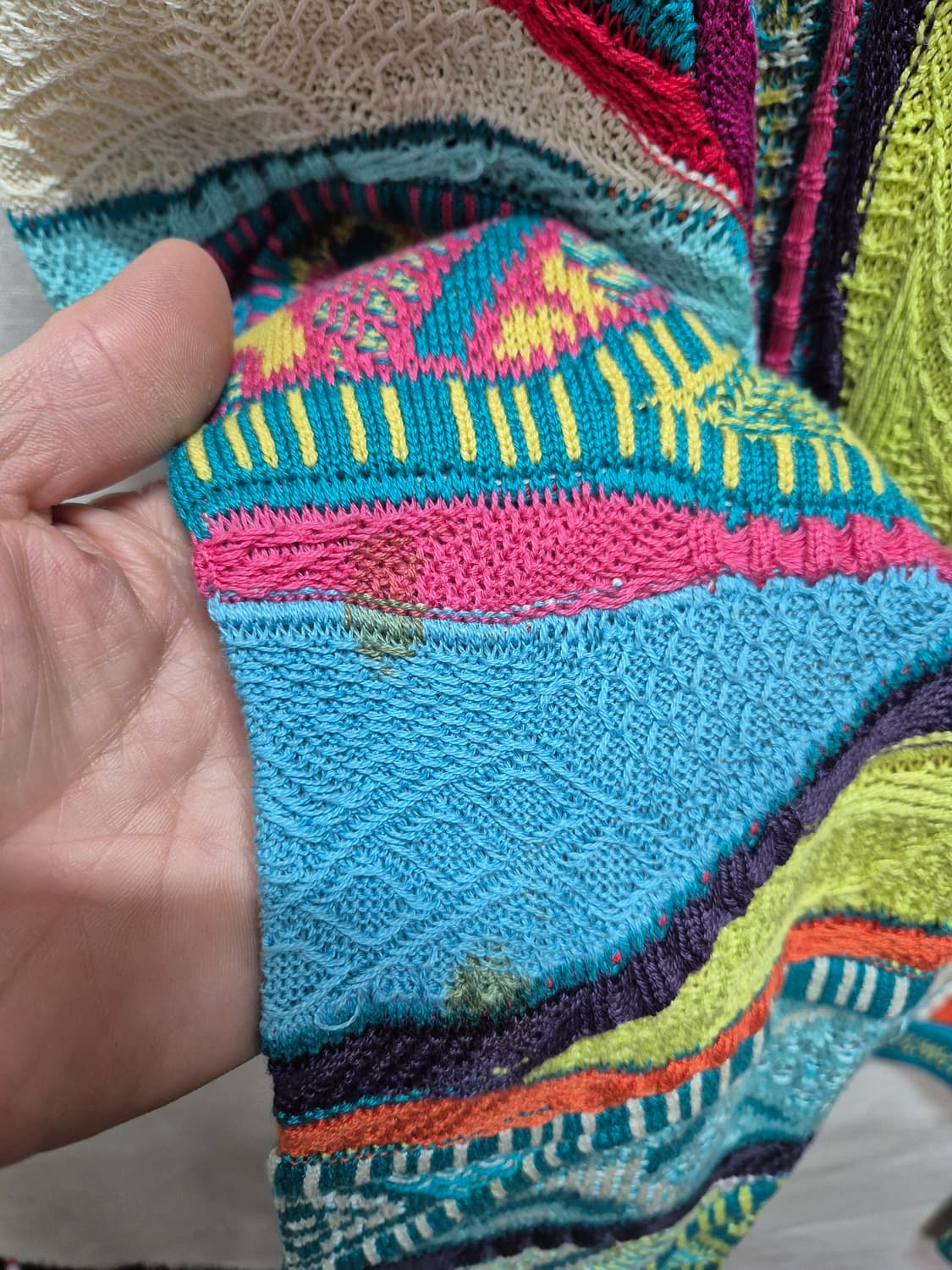 쿠지 케이블 니트 상품이미지3