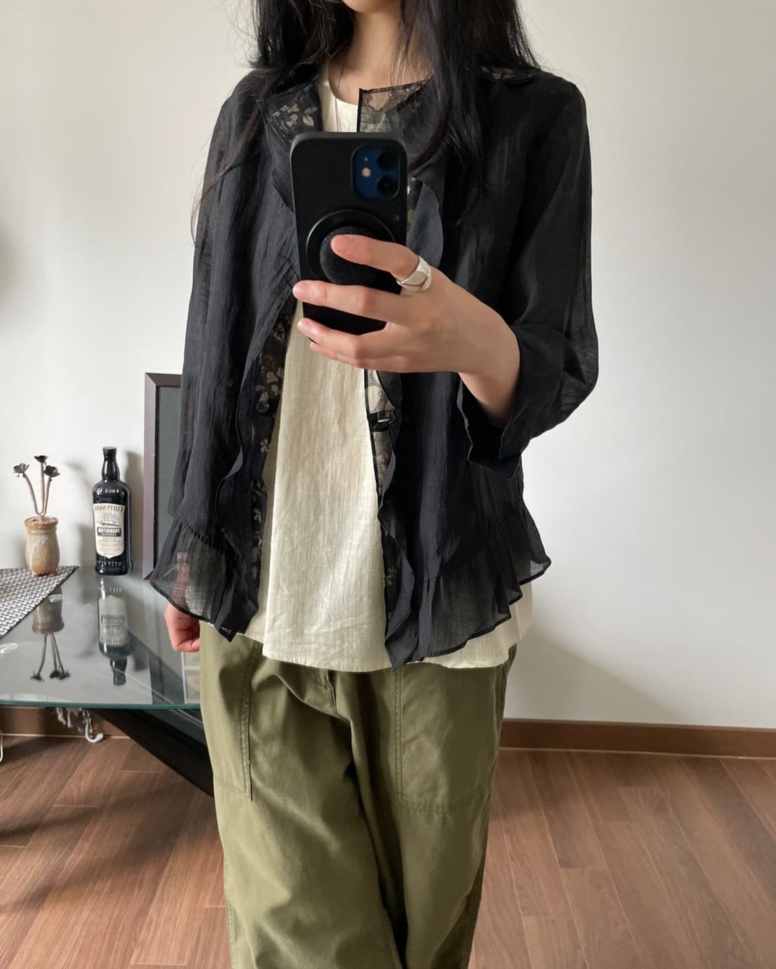 layered sheer jacket 상품이미지8