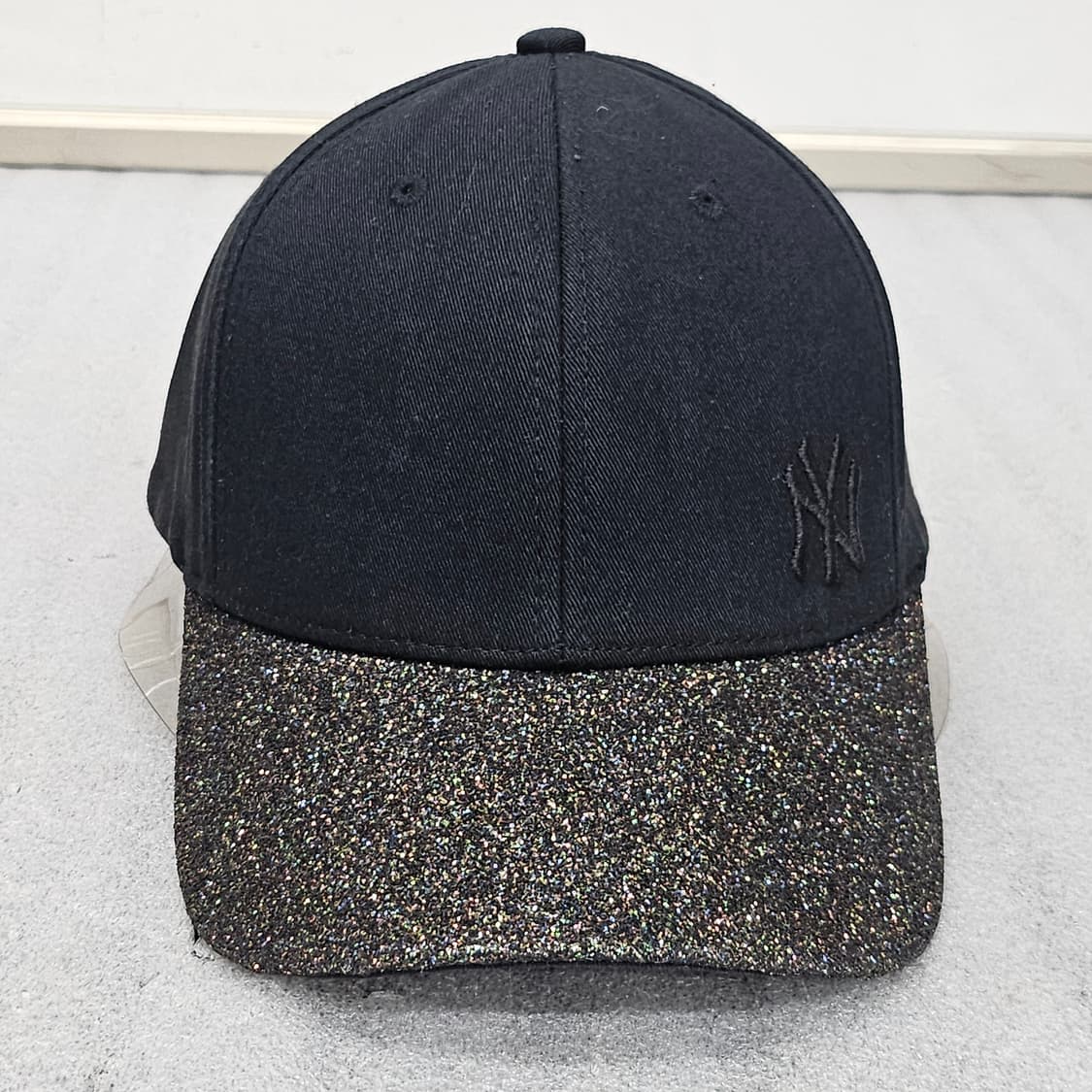 MLB 뉴욕 양키스 정품 글리터 볼캡 블랙 상품이미지2