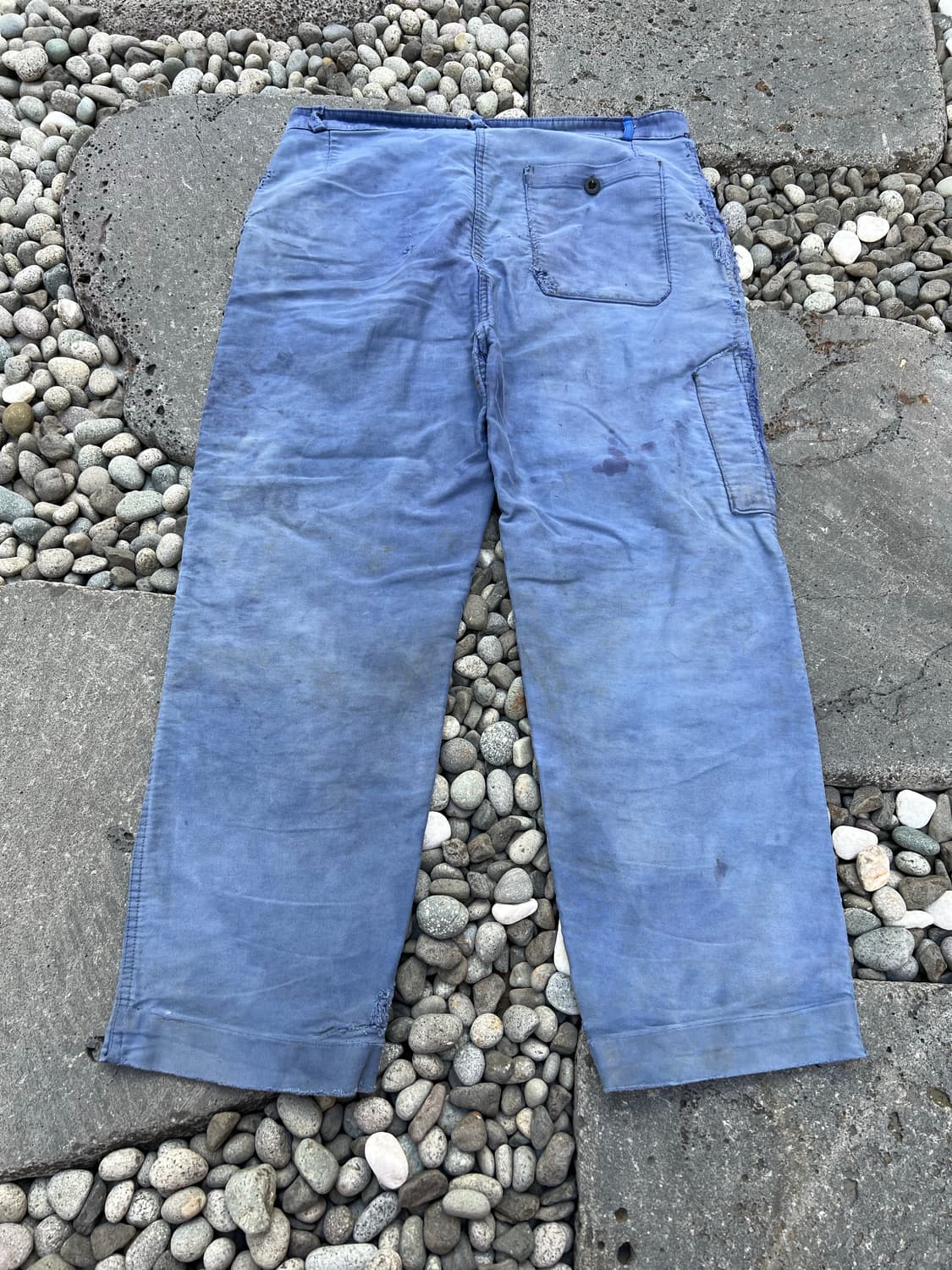 60s OLD FRENCH MOLESKIN FADED 빈티지몰스킨워크팬츠 상품이미지2