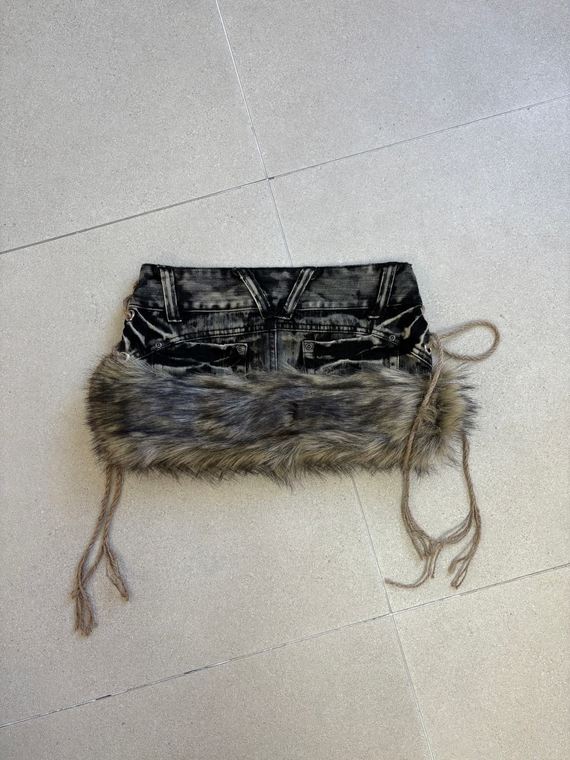 아일렛 워싱 퍼 스커트 상품이미지4