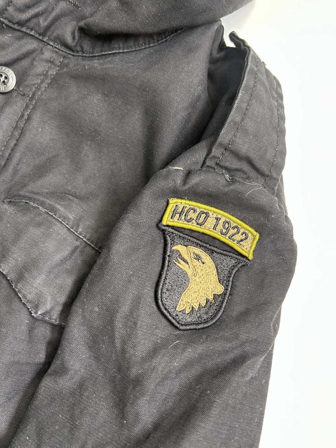 [M] 홀리스터 독일군 리워크 밀리터리 후드 코트 자켓 상품이미지6