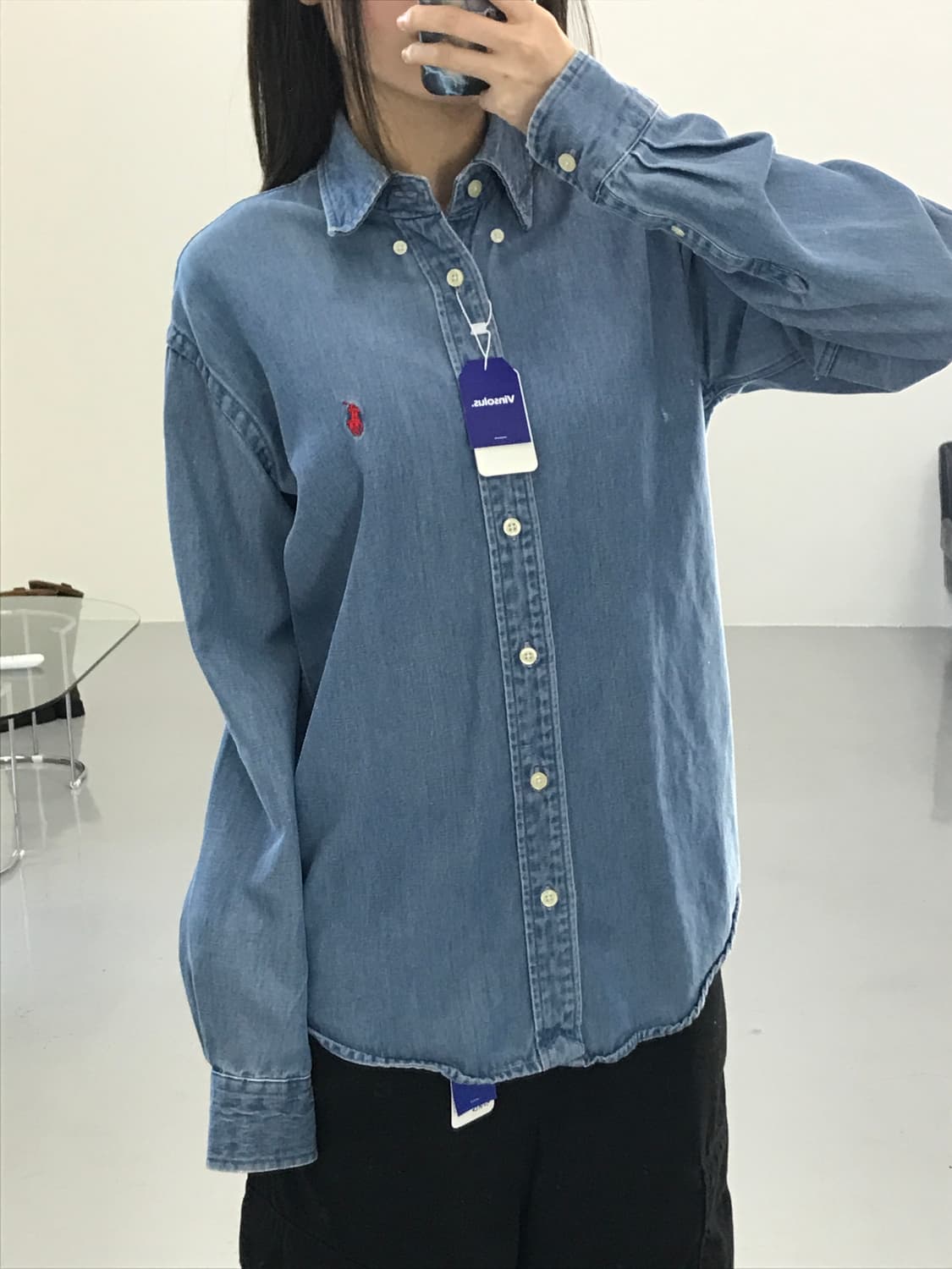  USA 폴로랄프로렌 폴로 데님 셔츠 상품이미지3