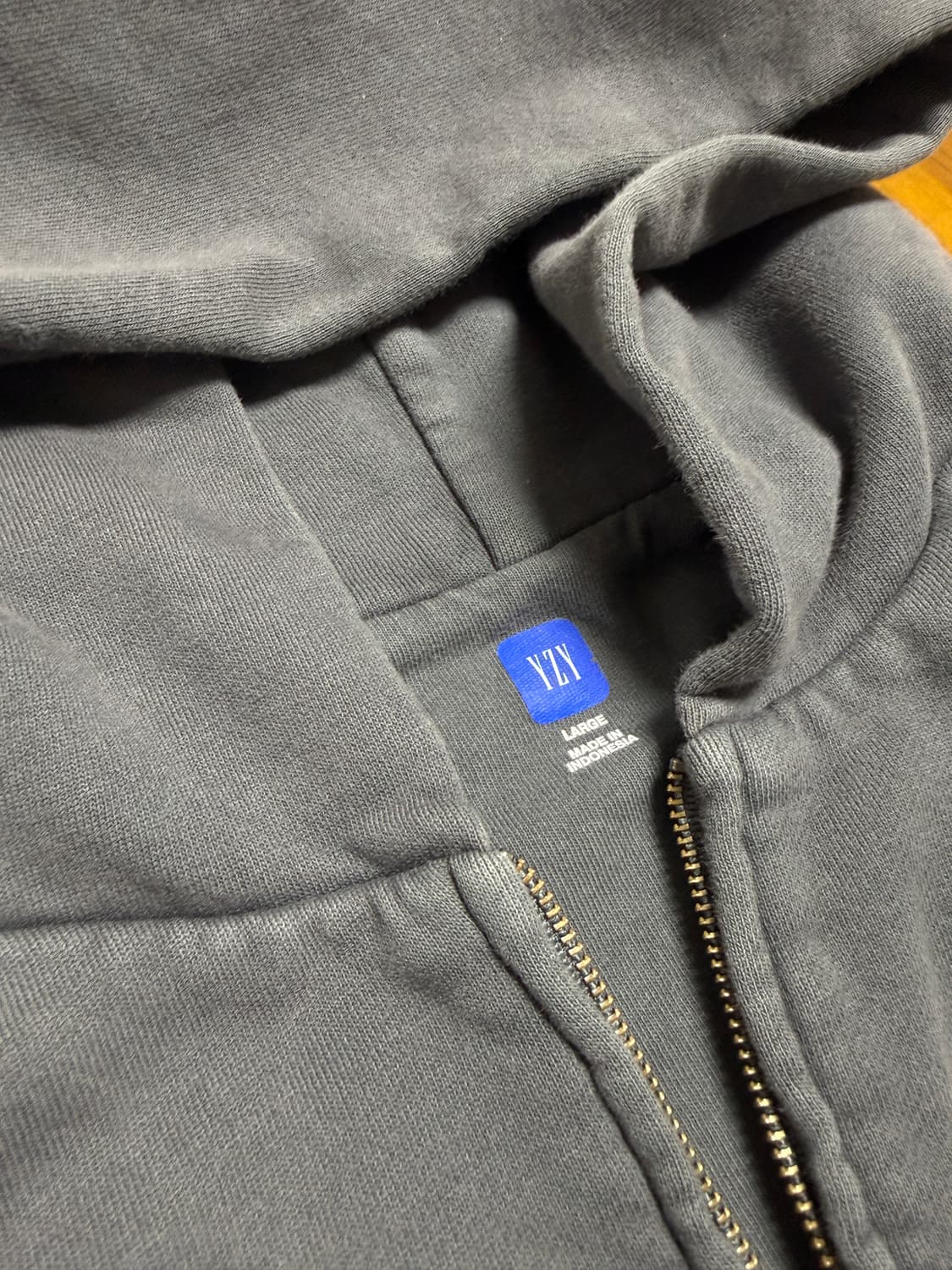 [L] 이지갭 후드집업 다크 그레이 상품이미지4