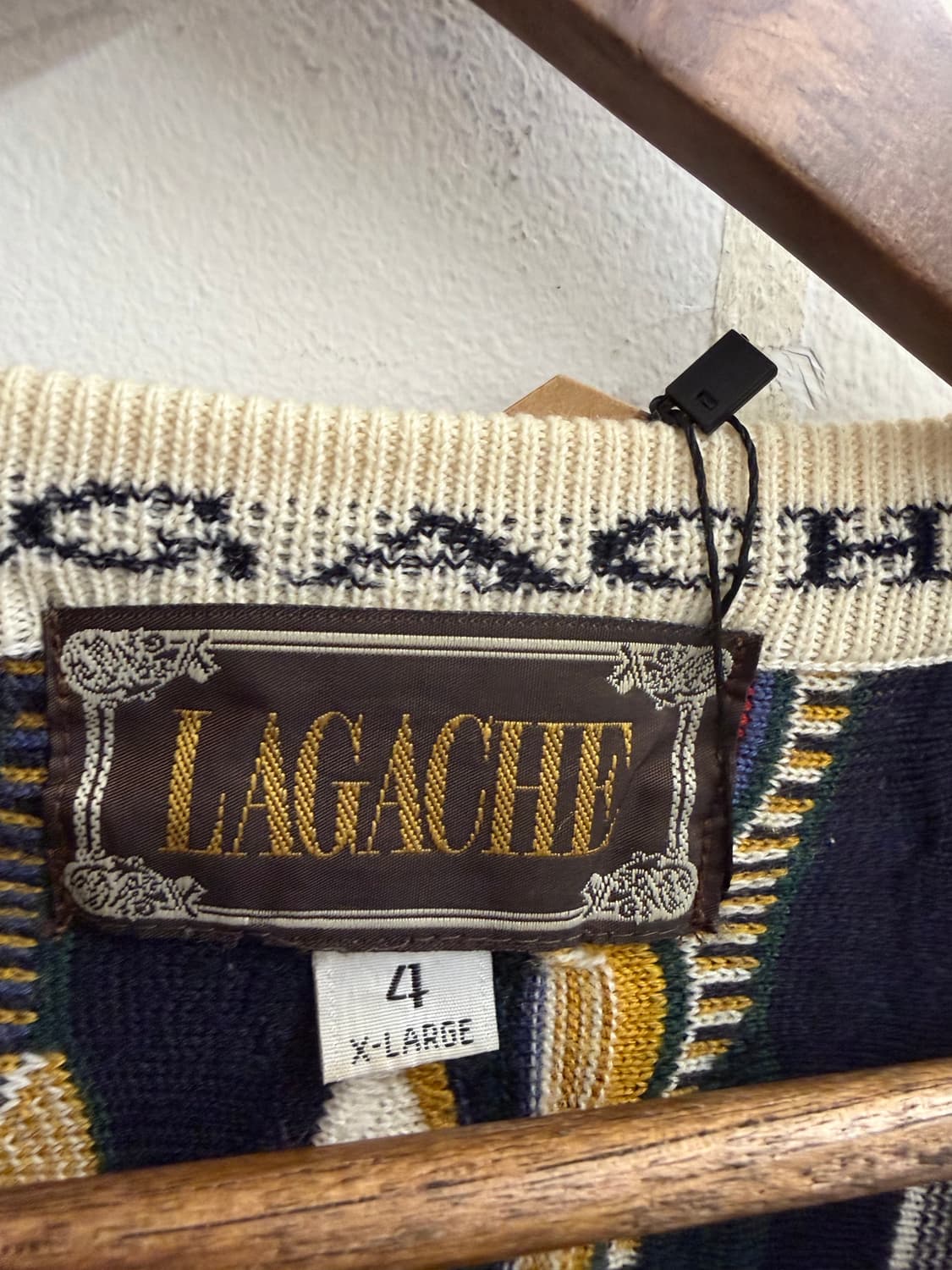 N126. Lagache 빈티지 케이블 니트 가디건 상품이미지2