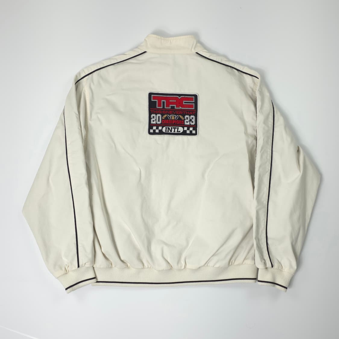 디스이즈네버댓 TRC 레이싱 자켓 아이보리 (L) 상품이미지2