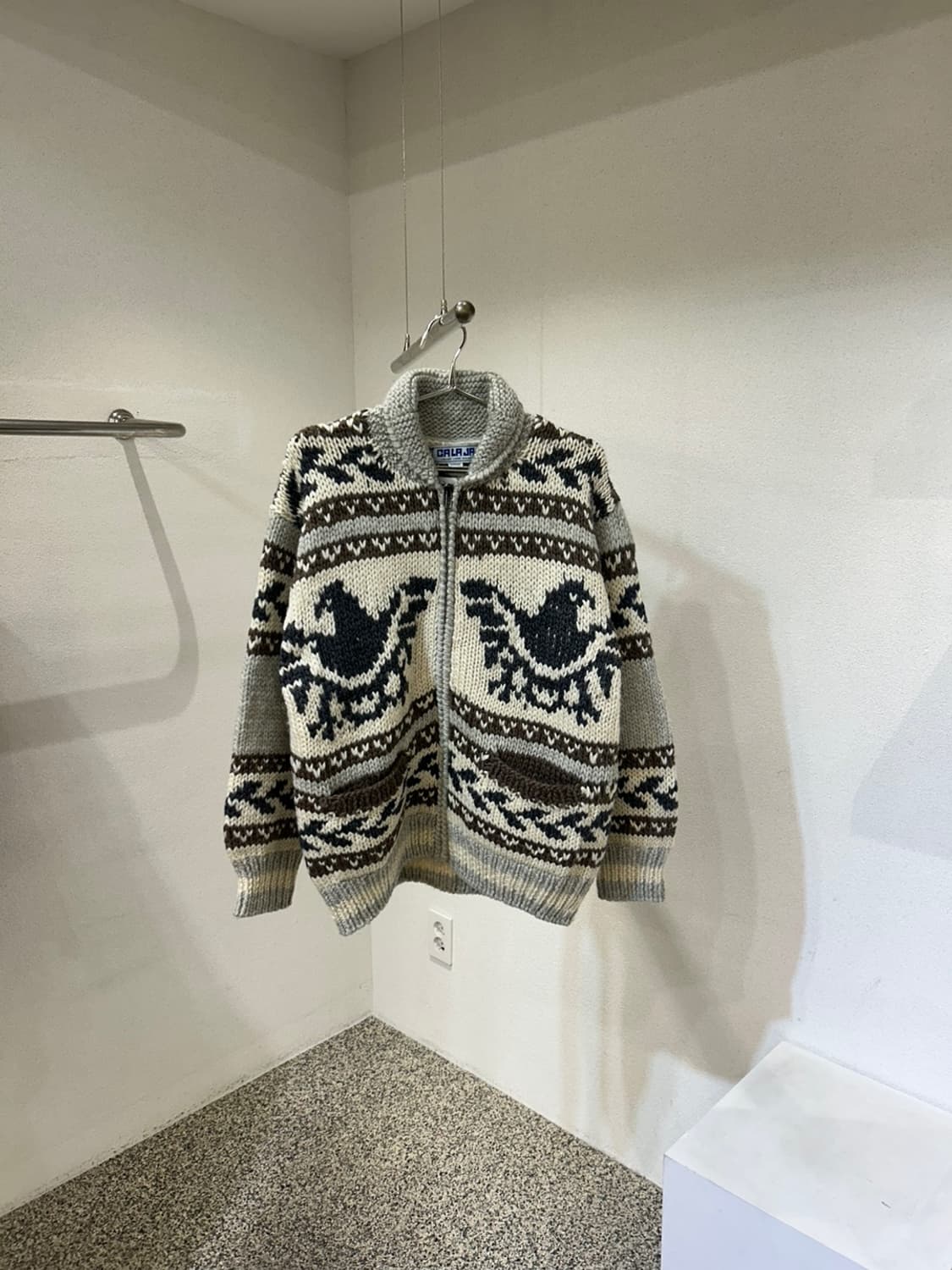 썬더버드 코위찬 니트 집업 상품이미지1